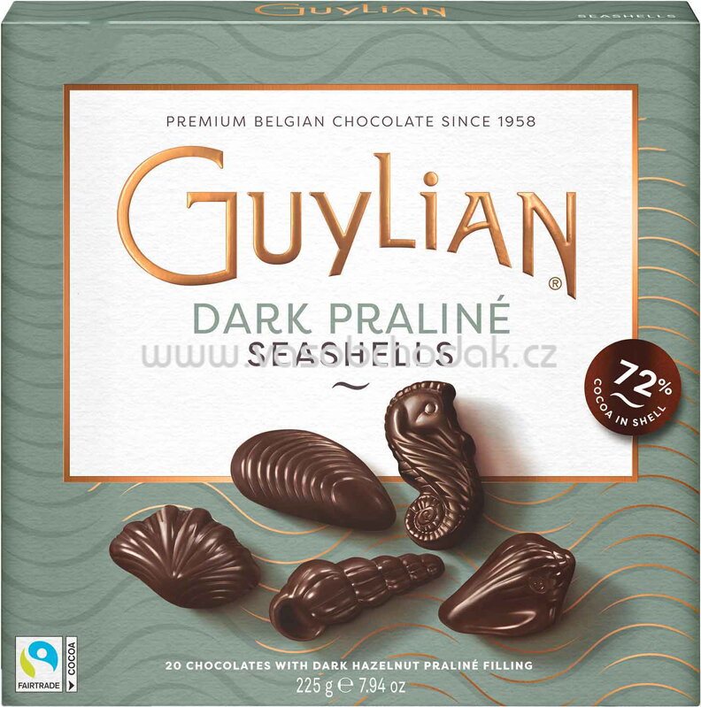 GuyLian Dark Praliné Meeresfrüchte, 225g