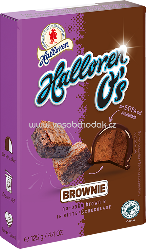 Halloren O's Brownie, 125g Halloren O's Brownie, 125g