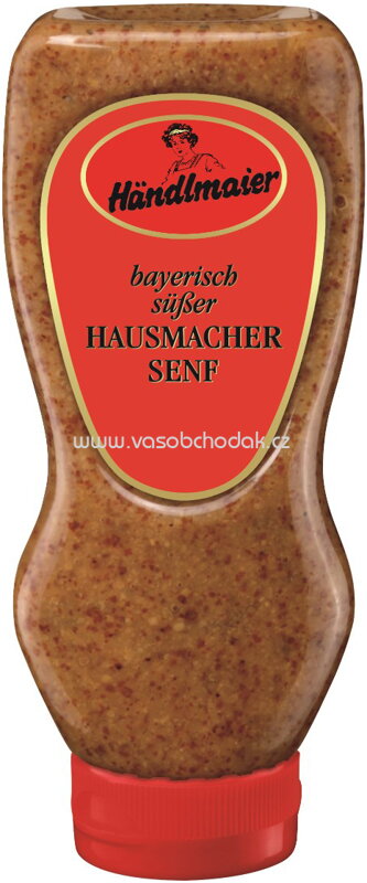 Händlmaier Bayerischer Süßer Hausmachersenf Squeeze, 225 ml