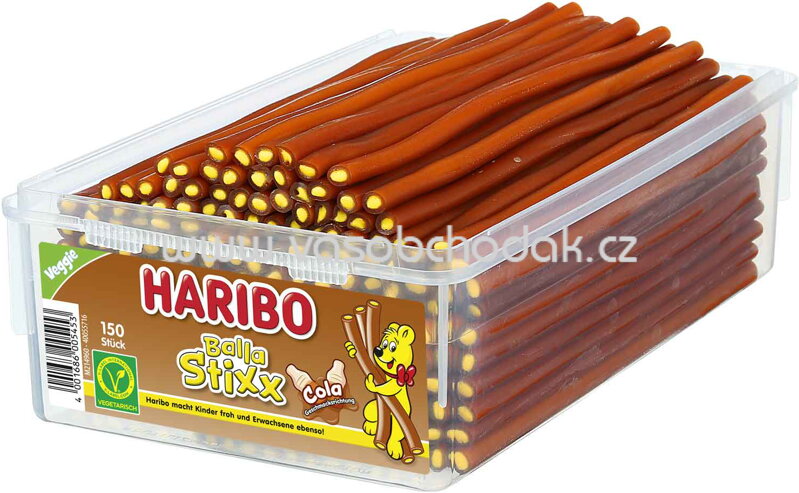 Haribo Balla Stixx Cola 150 St, Dose, 1125g Haribo Balla Stixx Cola 150 St, Dose, 1125g