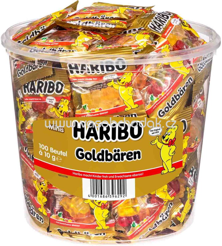 Haribo Goldbären Minis Minibeutel, 100 St, 1 kg