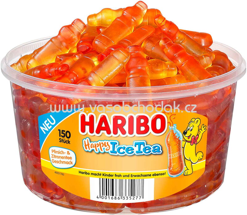 Haribo Happy Ice Tea, 150 St, Dose, 1200g
