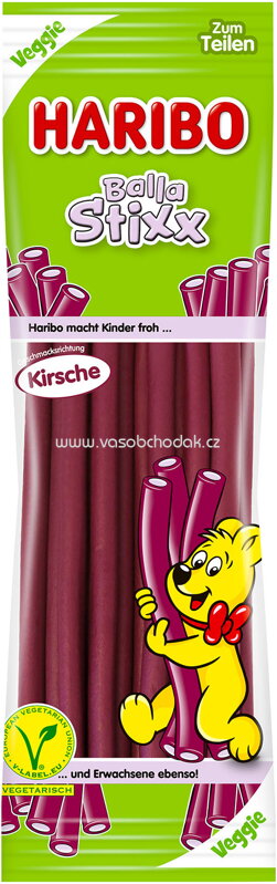 Haribo Balla Stixx Kirsche, 200g Haribo Balla Stixx Kirsche, 200g