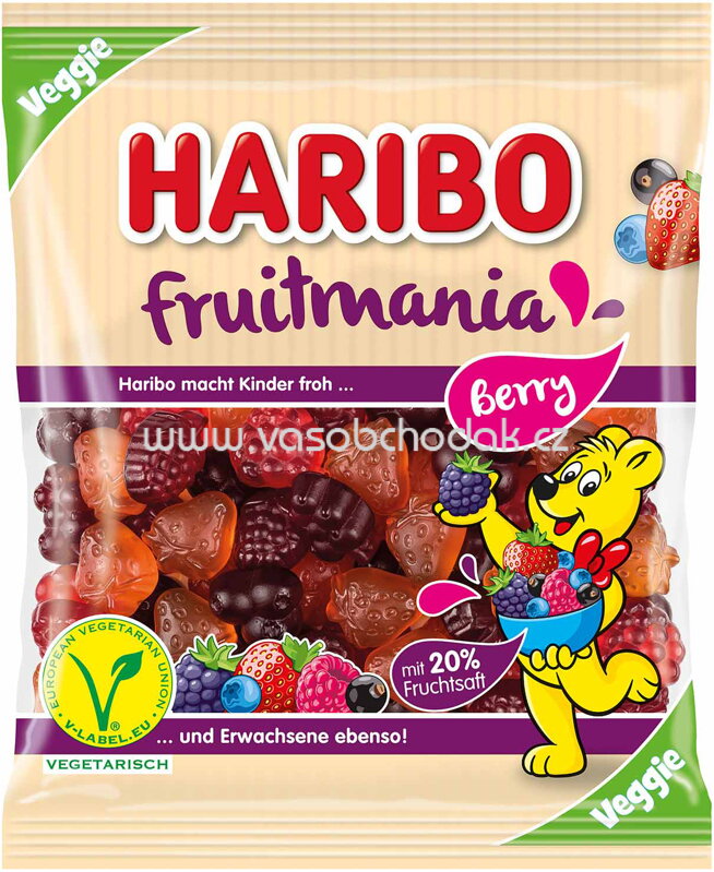 Haribo Fruitmania Berry, 160g
