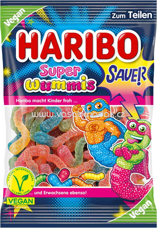 Haribo Super Wummis sauer, 175g