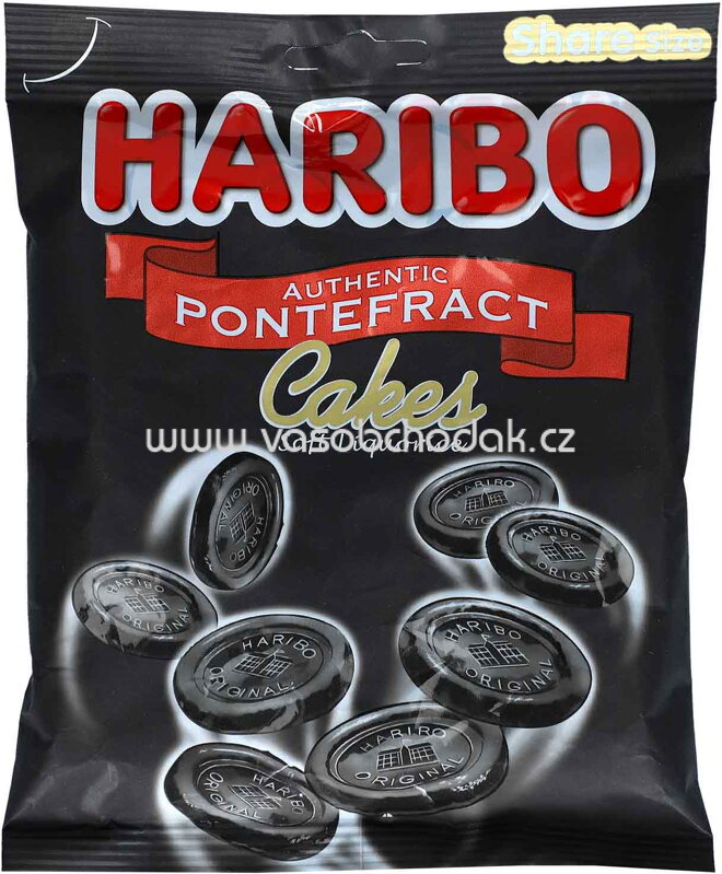 Haribo Pontefract Cakes, 160g