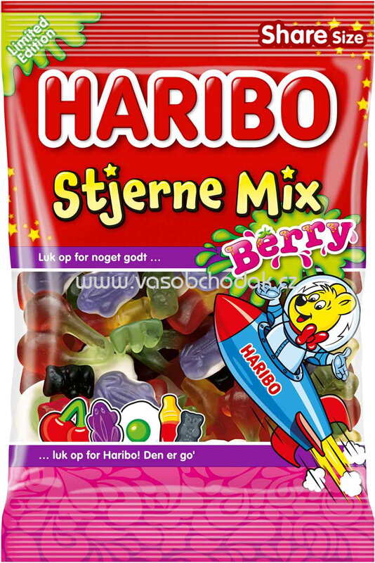 Haribo Stjerne Mix Berry, 375g