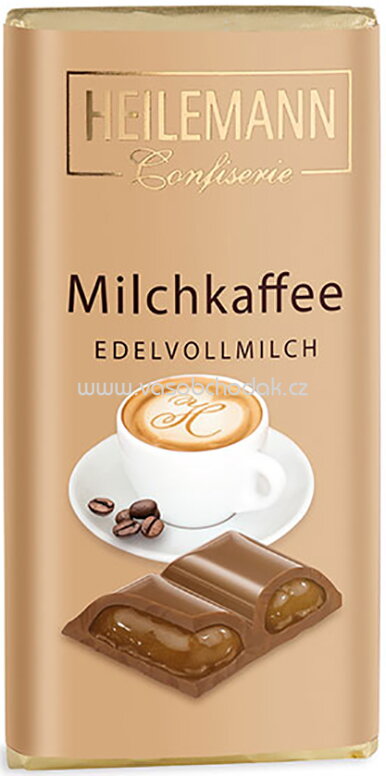 Heilemann Milchkaffee in Edelvollmilch-Schokolade, 45g Heilemann Milchkaffee in Edelvollmilch-Schokolade, 45g