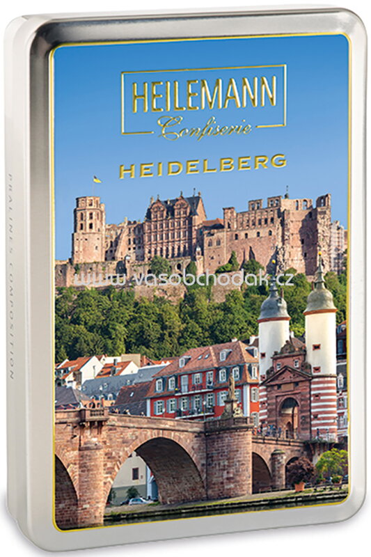 Heilemann Pralinen-Dose Heidelberg, 130g Heilemann Pralinen-Dose Heidelberg, 130g