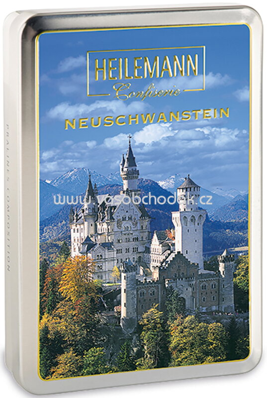Heilemann Pralinen-Dose Neuschwanstein, 130g Heilemann Pralinen-Dose Neuschwanstein, 130g