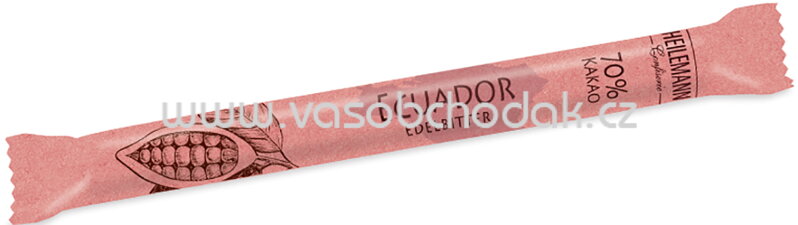 Heilemann Ursprungs-Stick Ecuador 70 % Edelbitter, 40g Heilemann Ursprungs-Stick Ecuador 70 % Edelbitter, 40g
