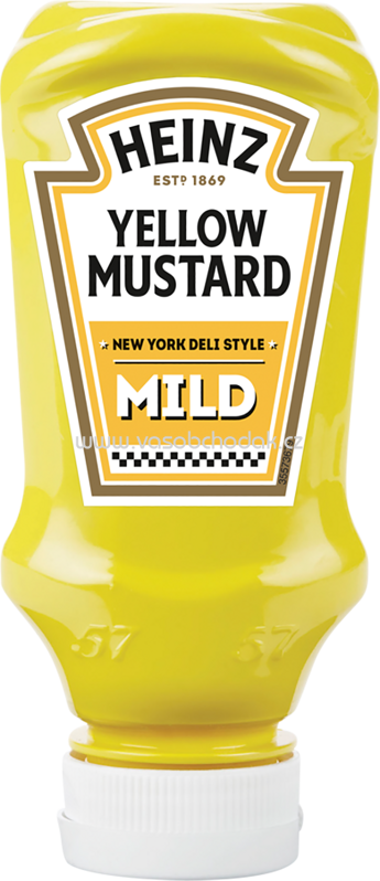 Heinz American Mustard Mild, 400 ml