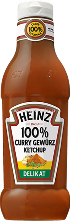 Heinz 100% Curry Gewürz Ketchup delicat, 500 ml