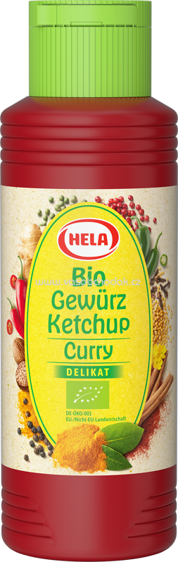 Hela Bio Gewürz Ketchup Curry Delikat, 300 ml