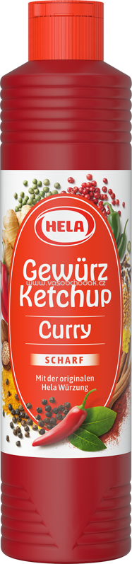 Hela Gewürz Ketchup Curry Scharf, 800 ml Hela Gewürz Ketchup Curry Scharf, 800 ml