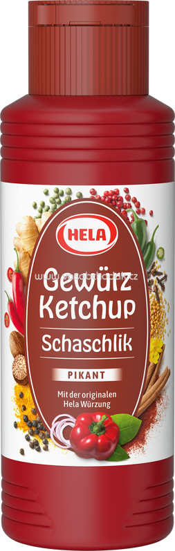 Hela Gewürz Ketchup Schaschlik pikant, 300 ml
