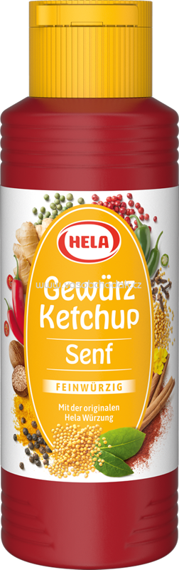 Hela Gewürz Ketchup Senf, feinwürzig, 300 ml