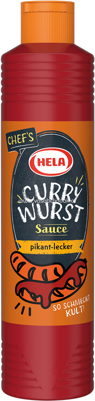 Hela Currywurst Sauce Pikant-lecker, 800 ml