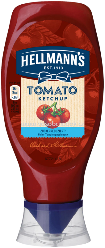 Hellmann's Tomato Ketchup, zuckerreduziert, 430 ml