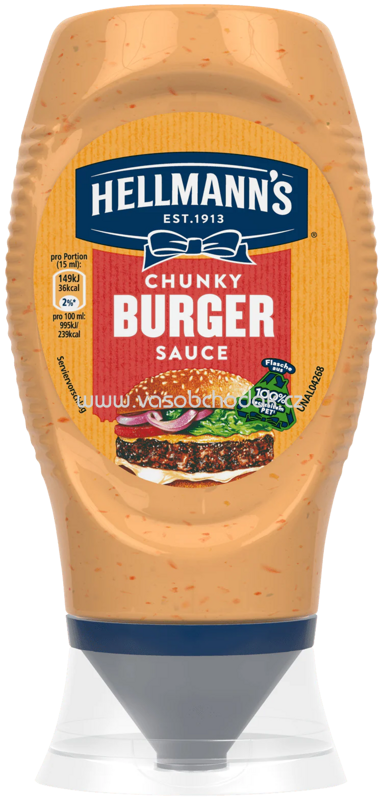 Hellmann's Chunky Burger Sauce, 250 ml