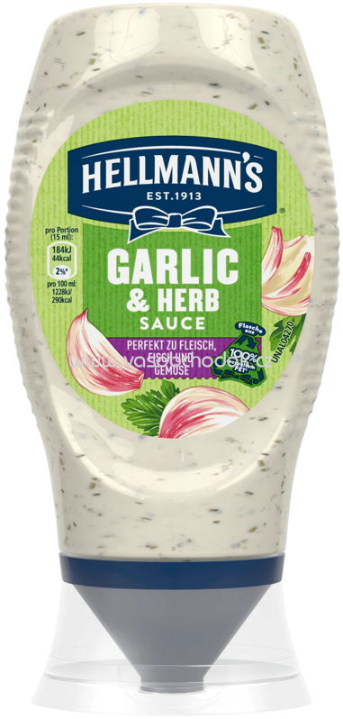 Hellmann's Garlic & Herb Sauce, 250 ml