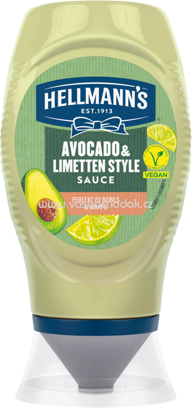 Hellmann's Avocado & Limetten Style Sauce, 250 ml