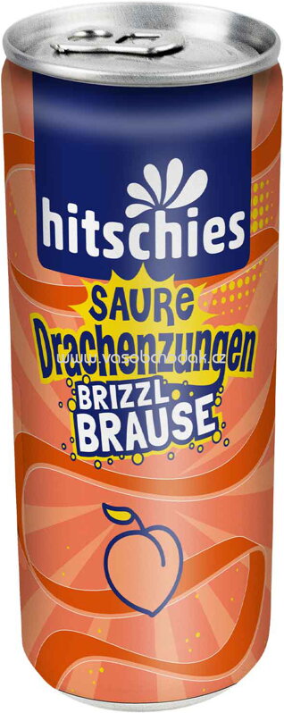 Hitschies Saure Drachenzungen brizzl Brause Pfirsich, 250 ml Hitschies Saure Drachenzungen brizzl Brause Pfirsich, 250 ml