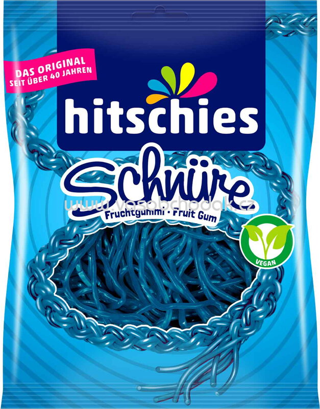 Hitschies Schnüre Blau, 125g Hitschies Schnüre Blau, 125g