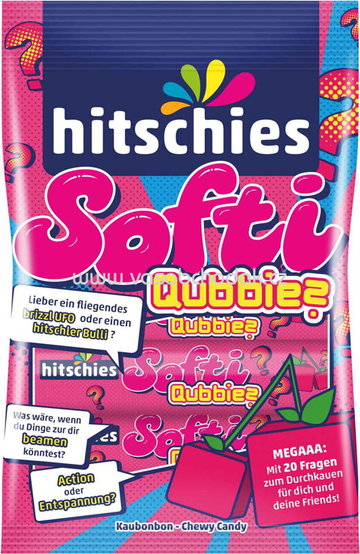 Hitschies Softi Qubbies Kirsche, 80g
