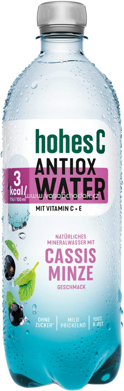 Hohes C Antiox Water Cassis Minze, 750 ml Hohes C Antiox Water Cassis Minze, 750 ml