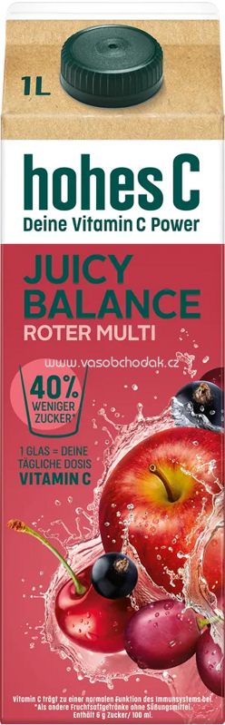 Hohes C Juicy Balance Roter Multi, 1l Hohes C Juicy Balance Roter Multi, 1l