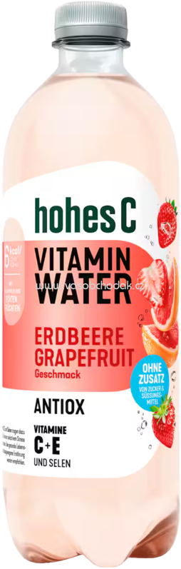 Hohes C Vitamin Water Erdbeere Grapefruit Antiox, 750 ml