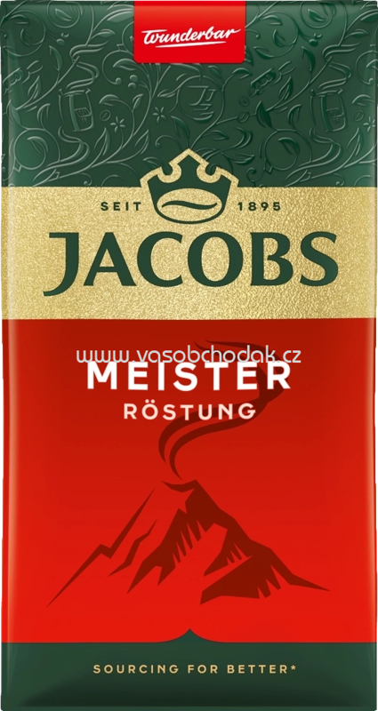 Jacobs Meister-Röstung gemahlen, 500g Jacobs Meister-Röstung gemahlen, 500g
