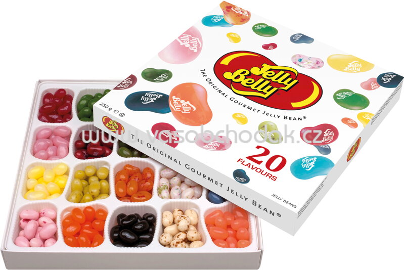 Jelly Belly 20 Sorten Mix Geschenkpackung, 250g