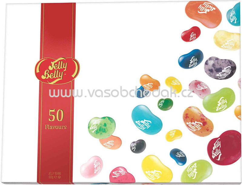 Jelly Belly 50 Sorten Mix Geschenkpackung, 600g