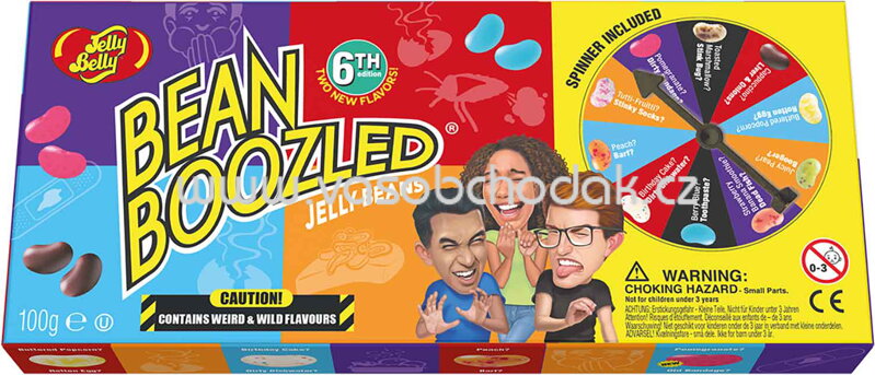 Jelly Belly Bean Boozled 'Edition 6' Glücksrad, 100g Jelly Belly Bean Boozled 'Edition 6' Glücksrad, 100g