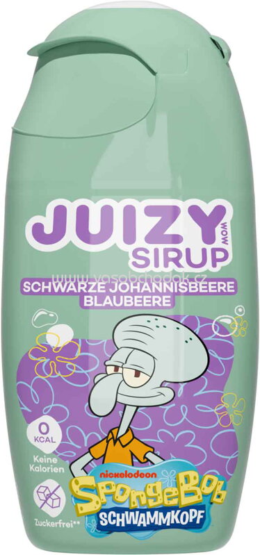 Juizy Sirup 'Thaddäus' Schwarze Johannisbeere Blaubeere, 65 ml