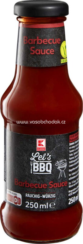 K-Classic Let's BBQ Barbecue Sauce, 250 ml K-Classic Let's BBQ Barbecue Sauce, 250 ml
