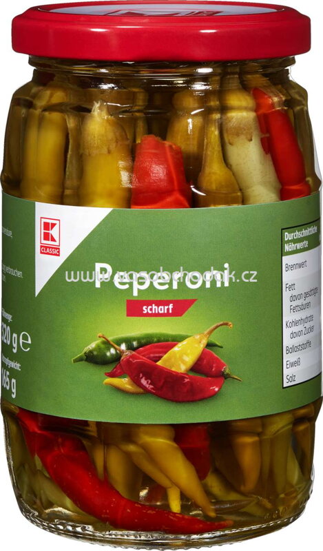 K-Classic Peperoni, scharf, 320g K-Classic Peperoni, scharf, 320g