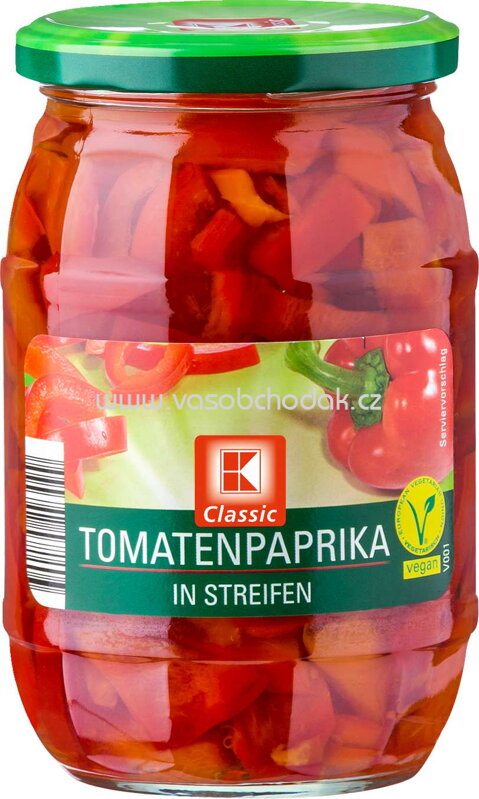 K-Classic Tomatenpaprika in Streifen, 320g