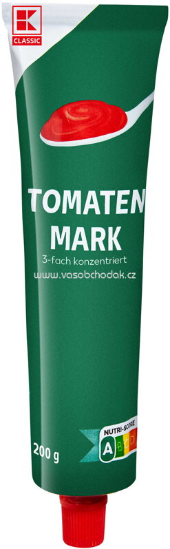 K-Classic Tomatenmark, 3-fach konzentriert, 200g
