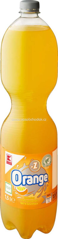 K-Classic Orange Limonade ohne Zucker, 1,5l K-Classic Orange Limonade ohne Zucker, 1,5l