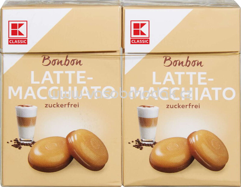 K-Classic Bonbon Latte Macchiato, zuckerfrei, 2x44g K-Classic Bonbon Latte Macchiato, zuckerfrei, 2x44g