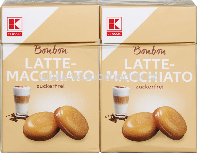 K-Classic Bonbon Latte Macchiato, zuckerfrei, 2x44g