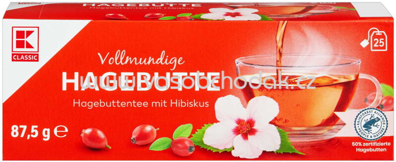 K-Classic Früchtetee Hagebutte, 25 Beutel K-Classic Früchtetee Hagebutte, 25 Beutel