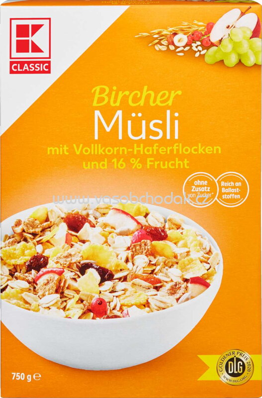 K-Classic Bircher Müsli, 750g K-Classic Bircher Müsli, 750g