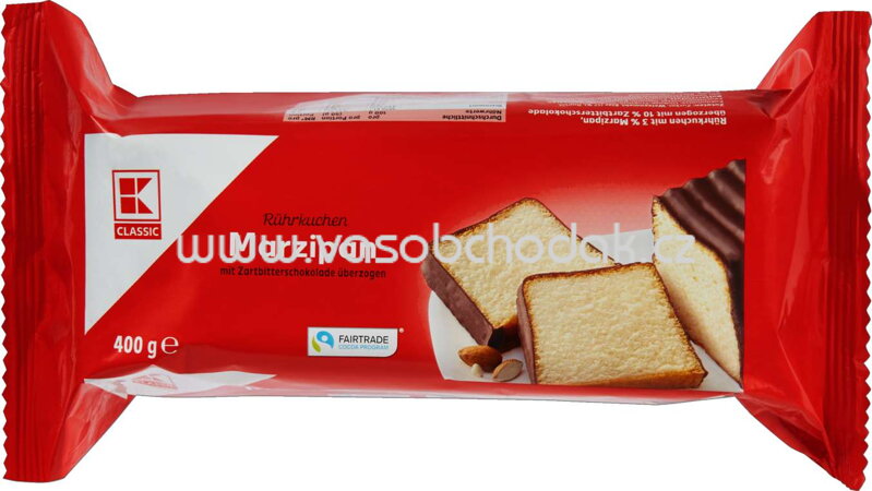 K-Classic Rührkuchen Marcipan, 400g K-Classic Rührkuchen Marcipan, 400g