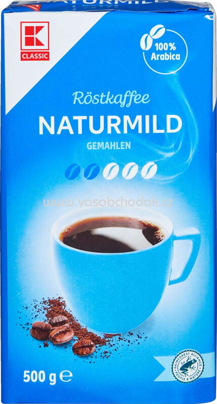 K-Classic Kaffee Naturmild gemahlen, 500g K-Classic Kaffee Naturmild gemahlen, 500g