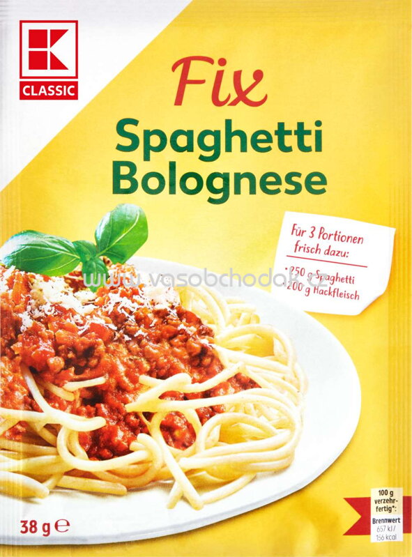 K-Classic Fix Spaghetti Bolognese, 1 St