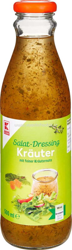 K-Classic Salat Dressing Kräuter, 500 ml K-Classic Salat Dressing Kräuter, 500 ml